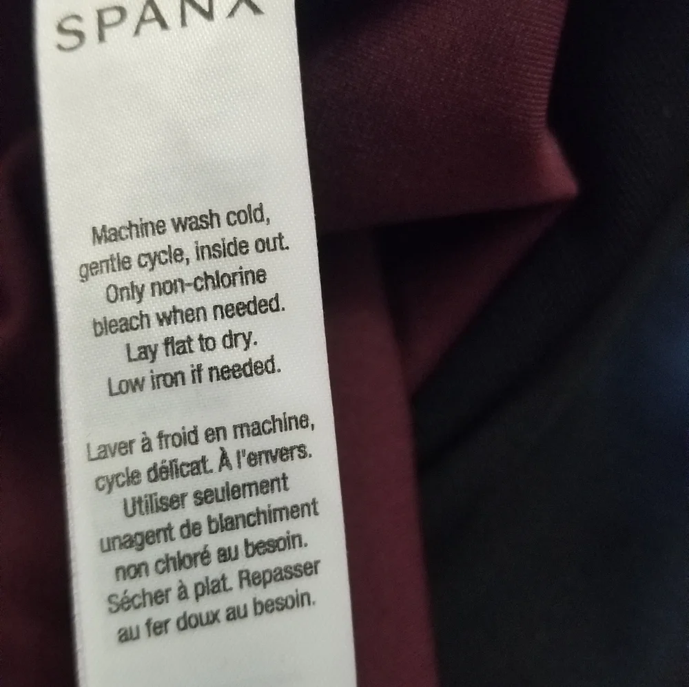 Spanx Micro Rib Knit Control Top Skimmer Leggings Size L - Picture 13 of 14